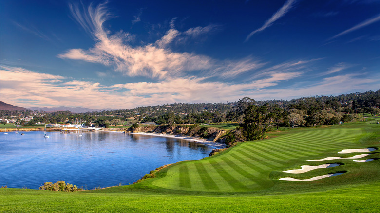 Pebble Beach golf course in Monterey