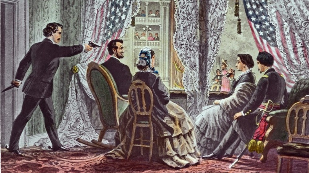 Illustration of Lincoln's assassination