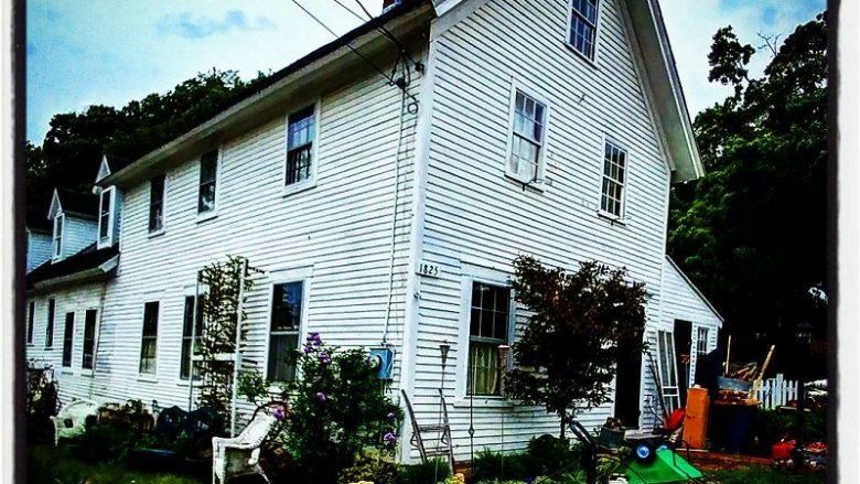 outside facade of childhood home