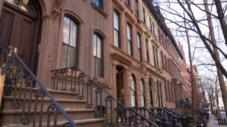 Brownstones in the West Village