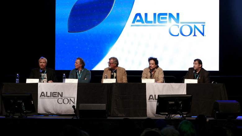 Panel speaks during AlienCon