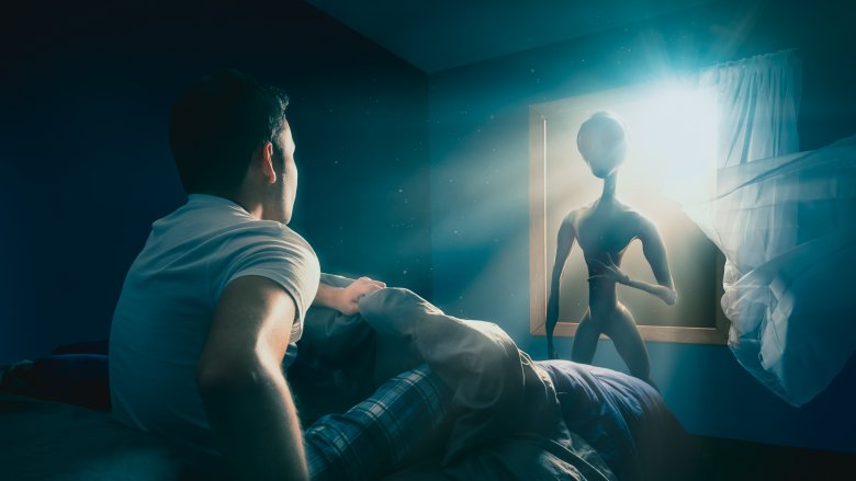 alien abduction window bedroom