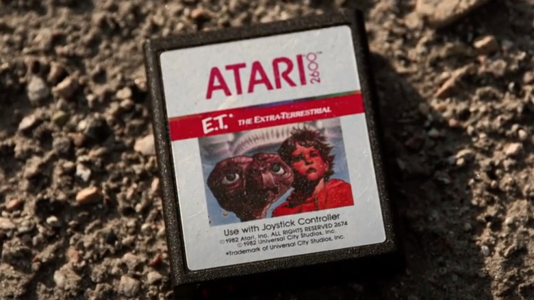 Atari E.T. video game cartridge