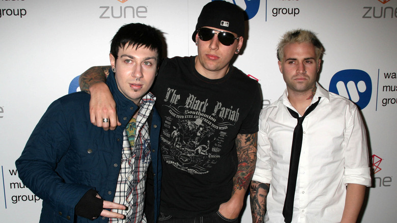 Avenged Sevenfold on the red carpet