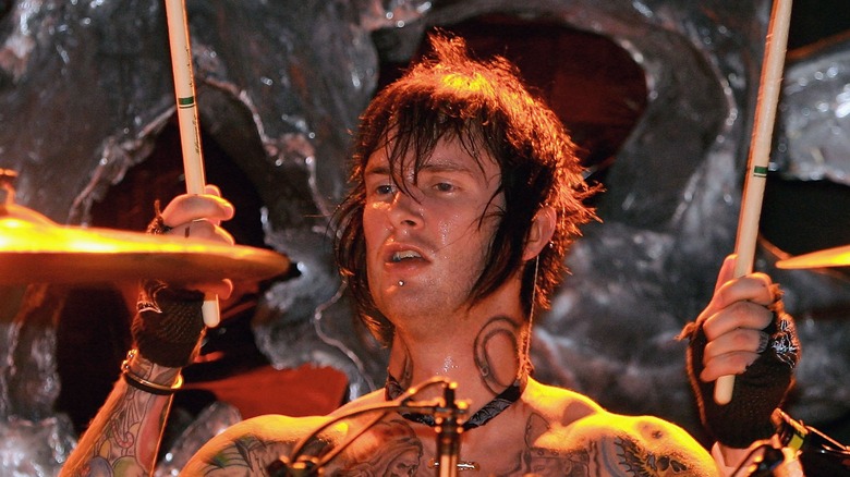 The Rev drumming