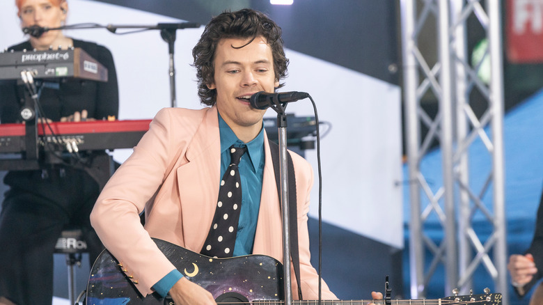 Harry Styles performing 