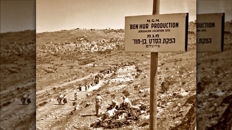 Ben-Hur MGM Production - Jerusalem Location site, near Lifta