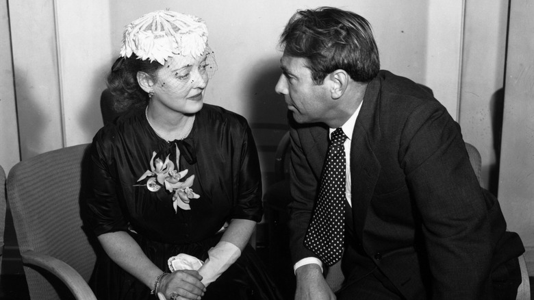 Davis with her husband Gary Merrill