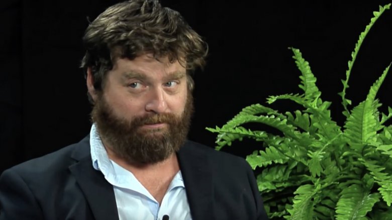 zach galifianakis looking up fern