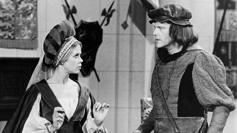 Elizabeth Montgomery and Dick Sargent in medieval constume