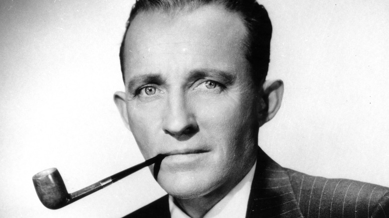 Bing Crosby stern with pipe