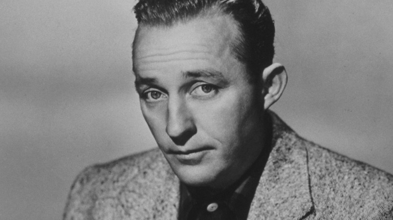 Bing Crosby smirking in a blazer