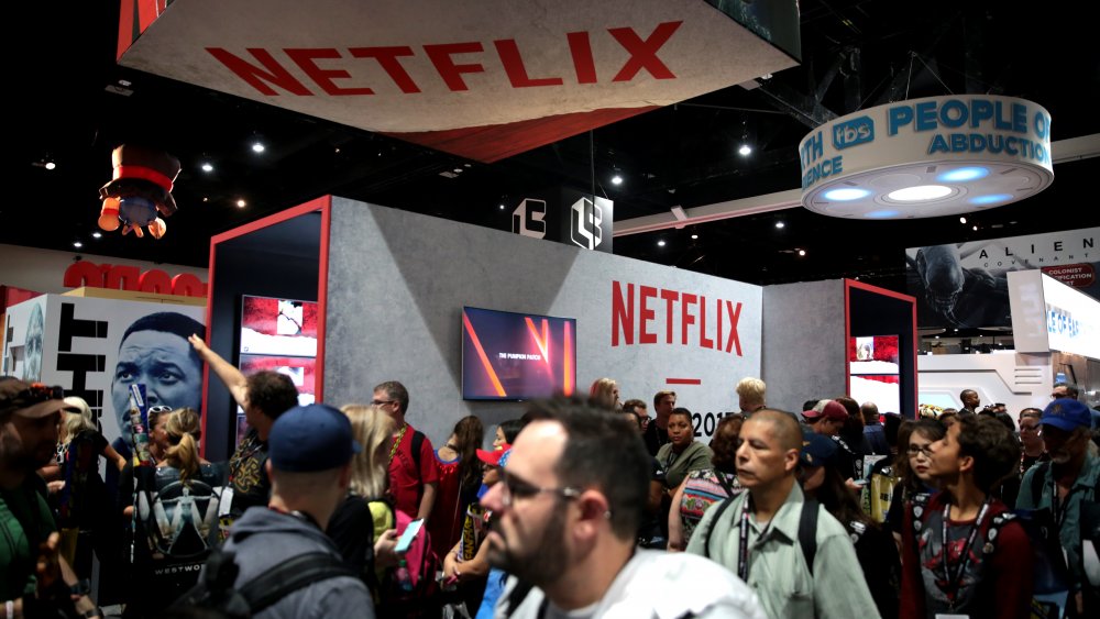 Netflix booth at San Diego Comic-Con in 2017