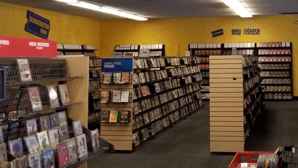 Interior of Blockbuster in Bend, OR, August 2018