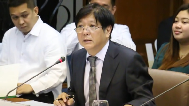 bongbong marcos during senate hearing