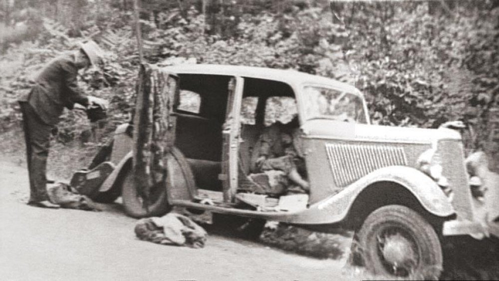 Bonnie and Clyde death car