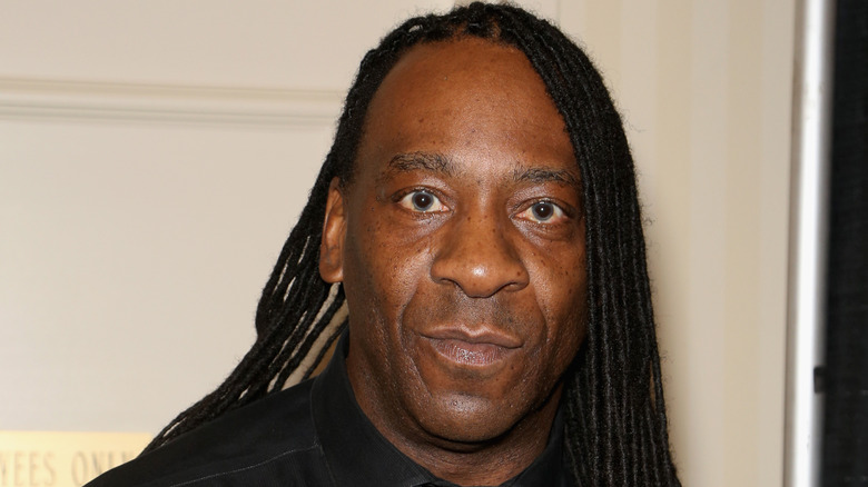 Booker T looking at the camera