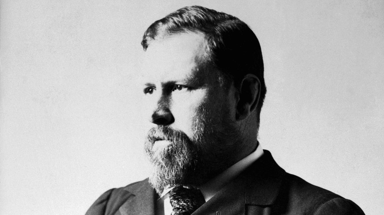 Bram Stoker frowning