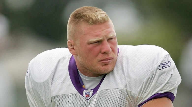 Lesnar with Minnesota Vikings