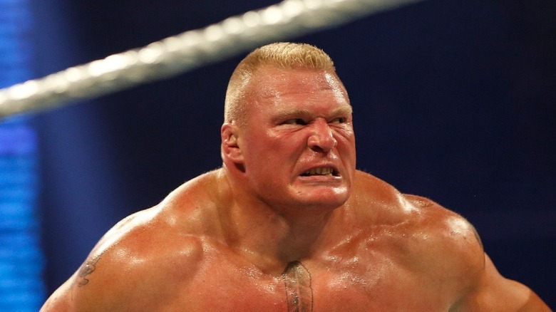 Lesnar in WWE ring