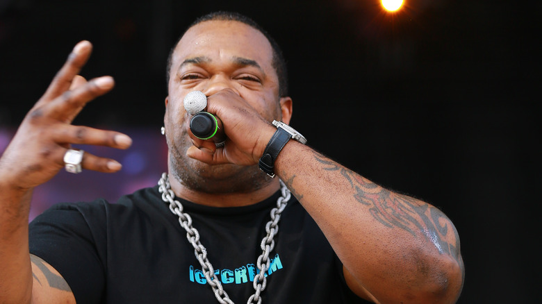 Busta Rhymes performing