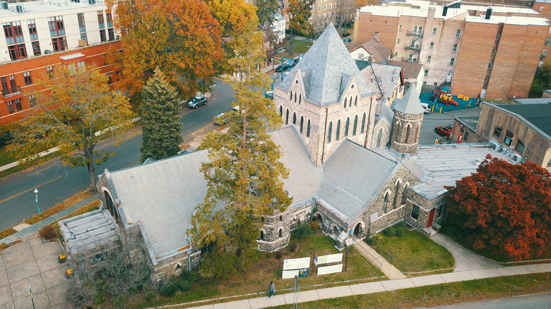 Christ Church in Aldrin's hometown of Glenn Ridge, New Jersey