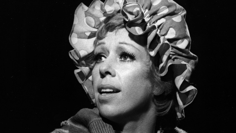 Carol Burnett in cap