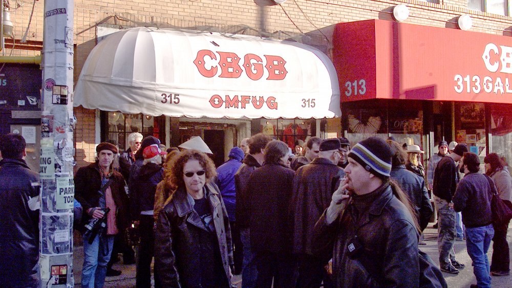 CBGB on its last day.