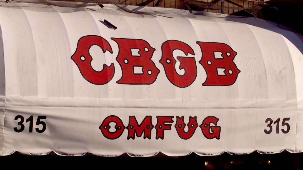 CBGB's awning