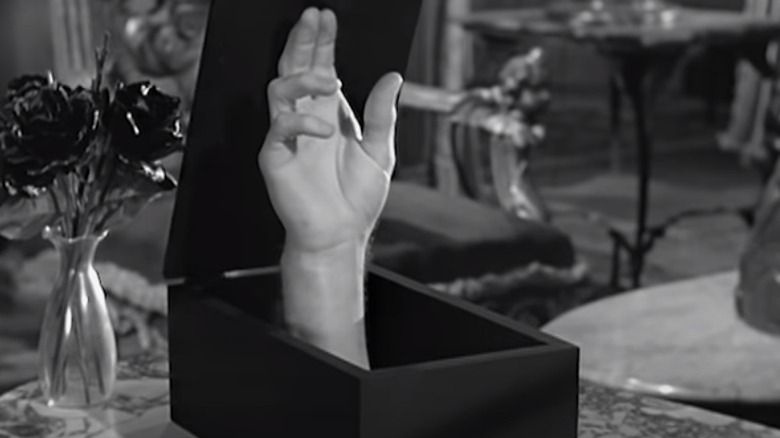 Hand from the addams family television show