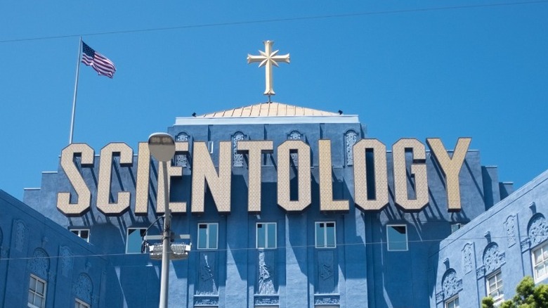 Church of Scientology under blue sky