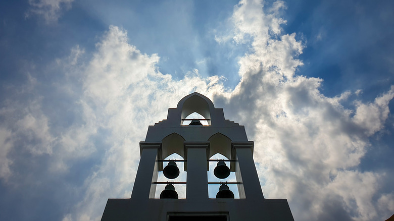 Bells at wedding chapel