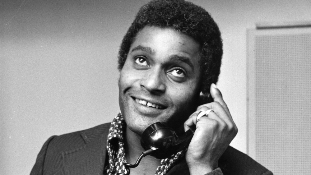 Charley Pride on phone