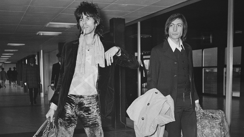 Keith Richards and Charlie Watts