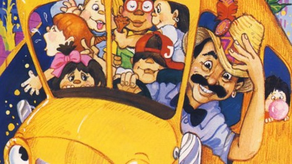 Detail from the cover of My Name is Cheech the School Bus Driver