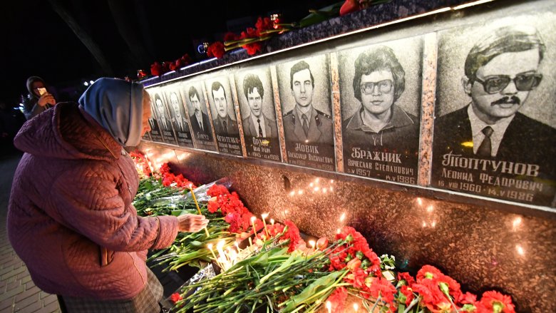 Memorial to Chernobyl victims