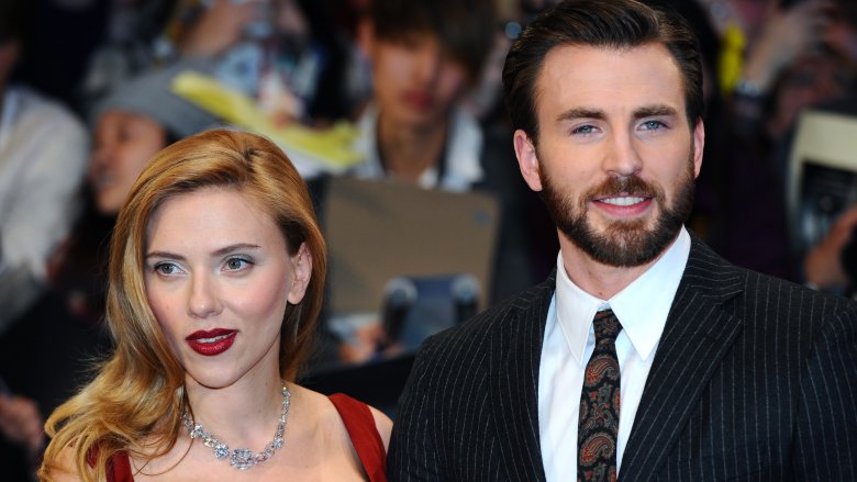 Chris Evans and Scarlett Johansson