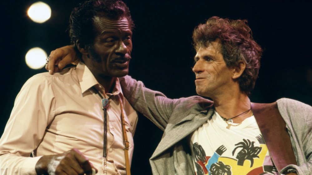 Chuck Berry and Keith Richards