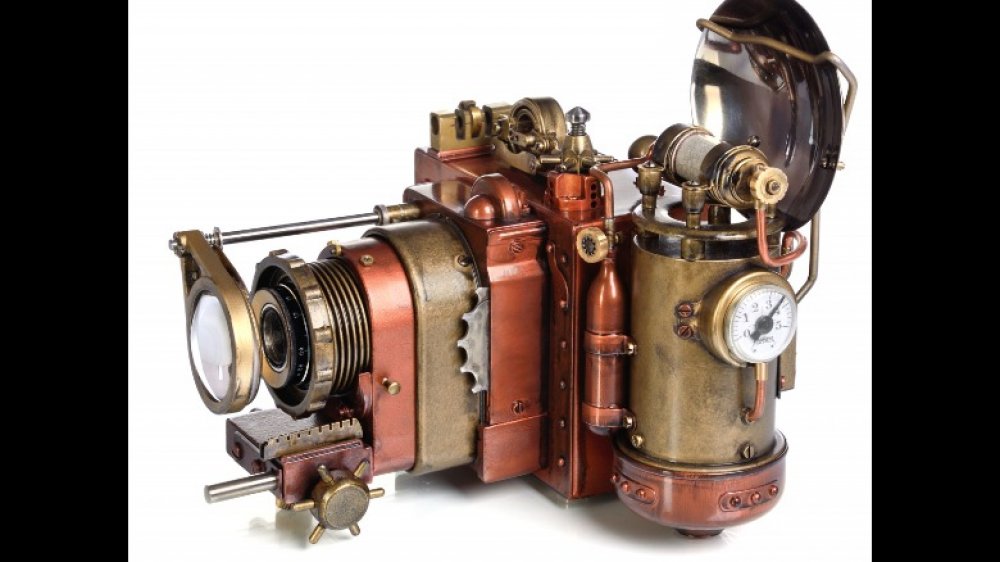 steampunk style camera