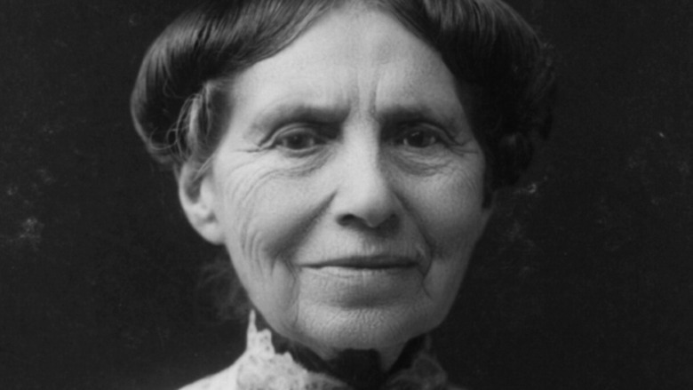 Cropped photo of Clara Barton, c. 1904