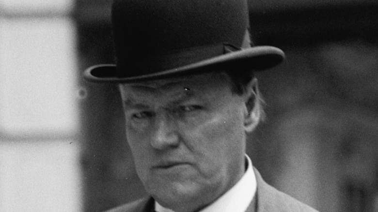 Clarence Darrow wearing a hat