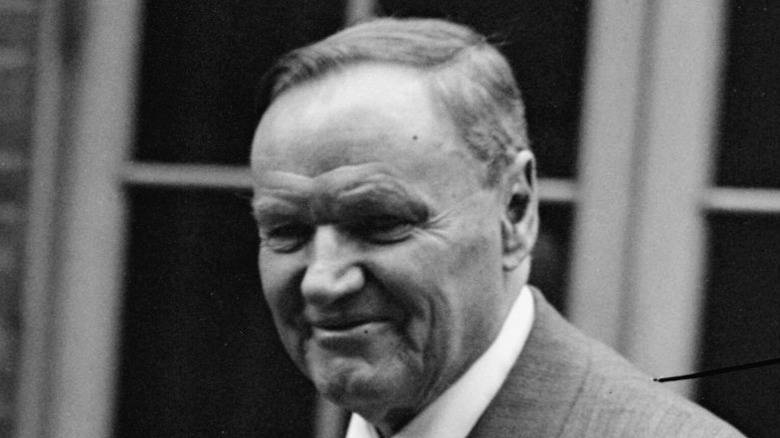 Clarence Darrow with a rare smile