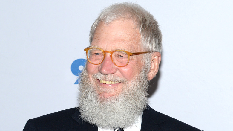 bearded David Letterman smiling