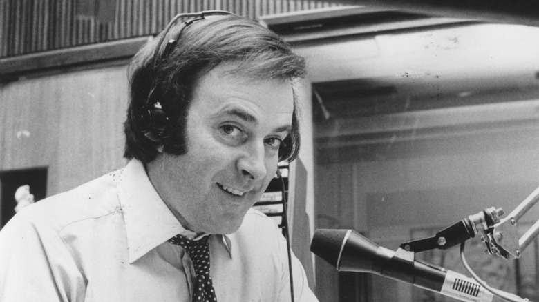 Terry Wogan, working as a disk jockey