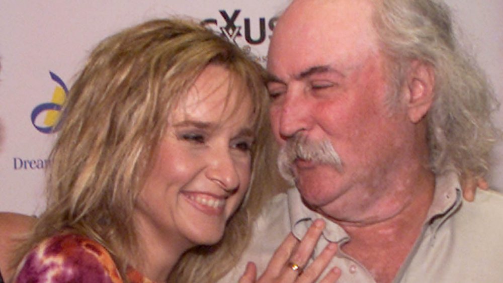 David Crosby and Melissa Etheridge smiling 