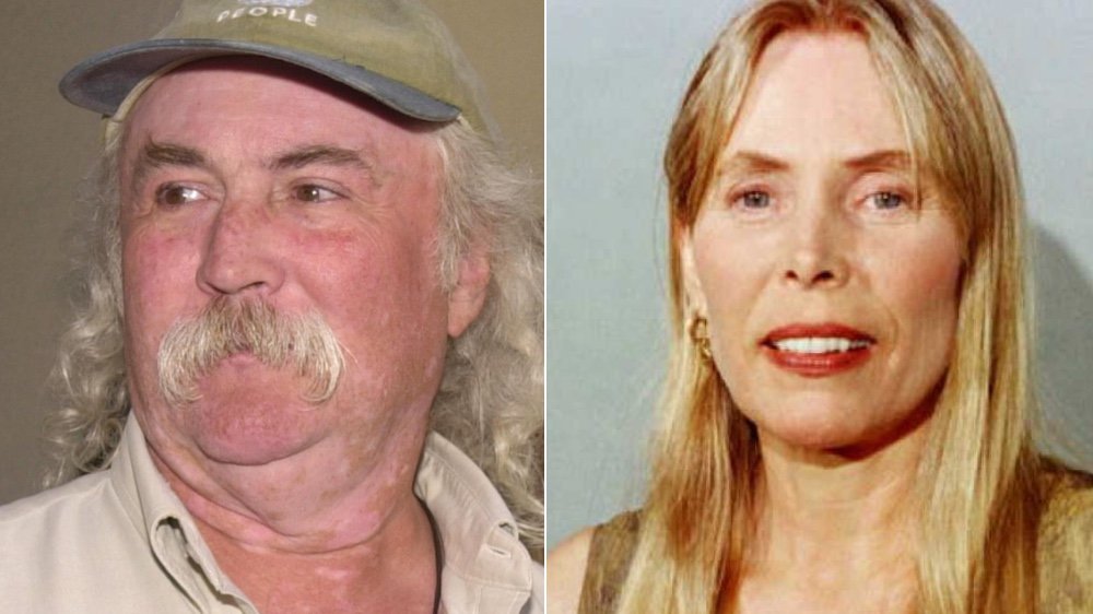 David Crosby Joni Mitchel side by side portraits