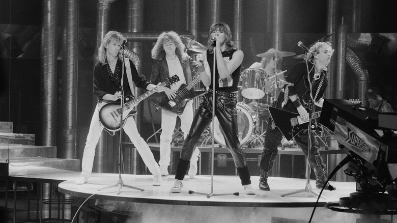 Def Leppard performing