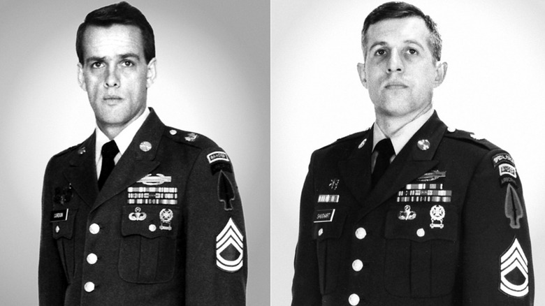 Gary Gordon and Randall Shughart army portraits