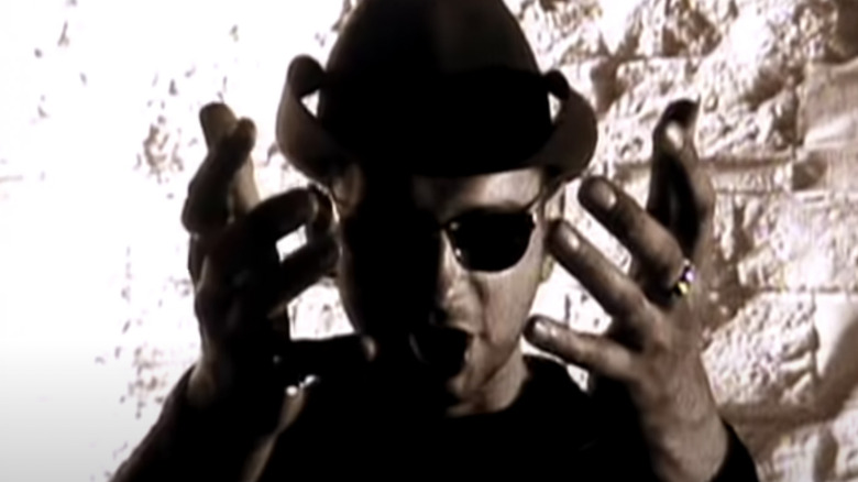 Dave Gahan in Depeche Mode "Personal Jesus" video