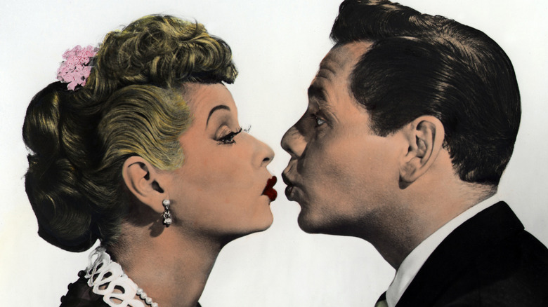 lucille ball desi arnaz kissing